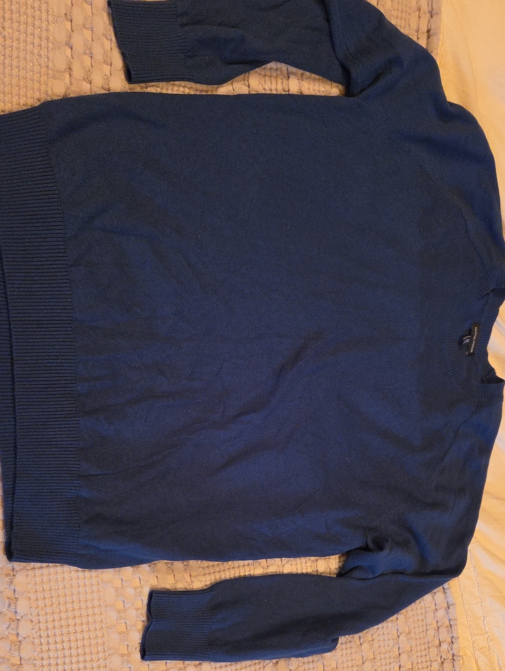 Universal Standard Crewneck Sweater in Navy Xs